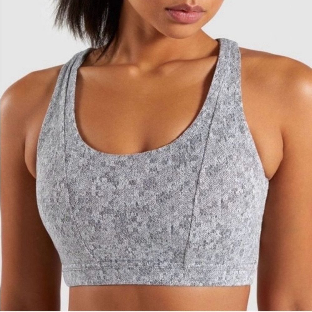 Gymshark textured Fleur bra